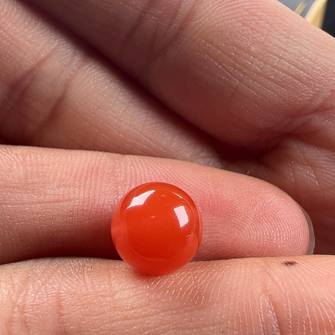 南红玛瑙圆珠9.2未镶嵌