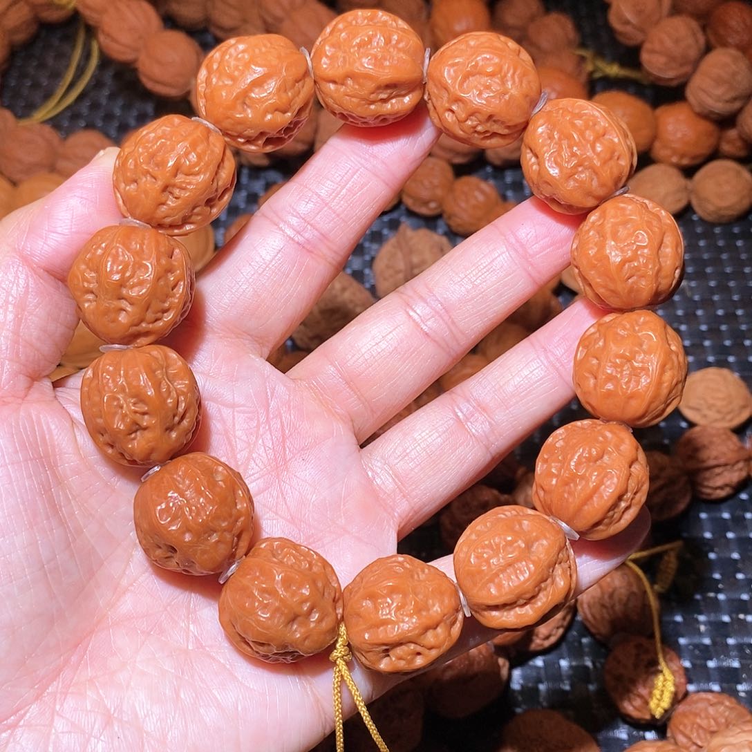 吊坠文玩核桃21尺粗筋手串