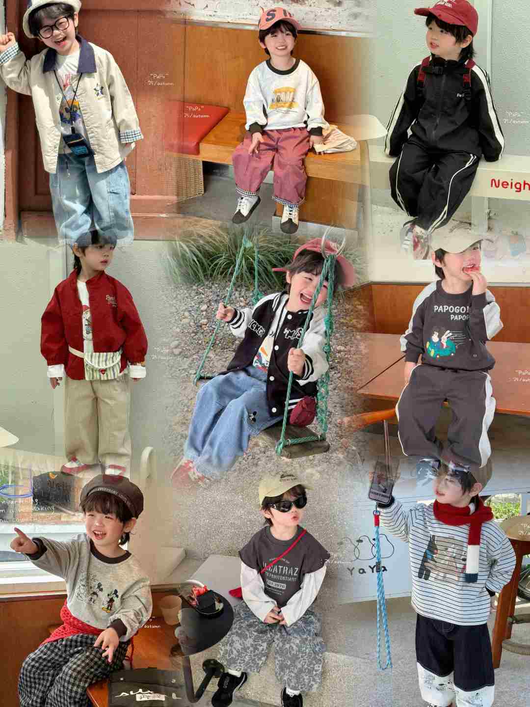 701-799秋清货NO退换男童儿童休闲条纹洋气