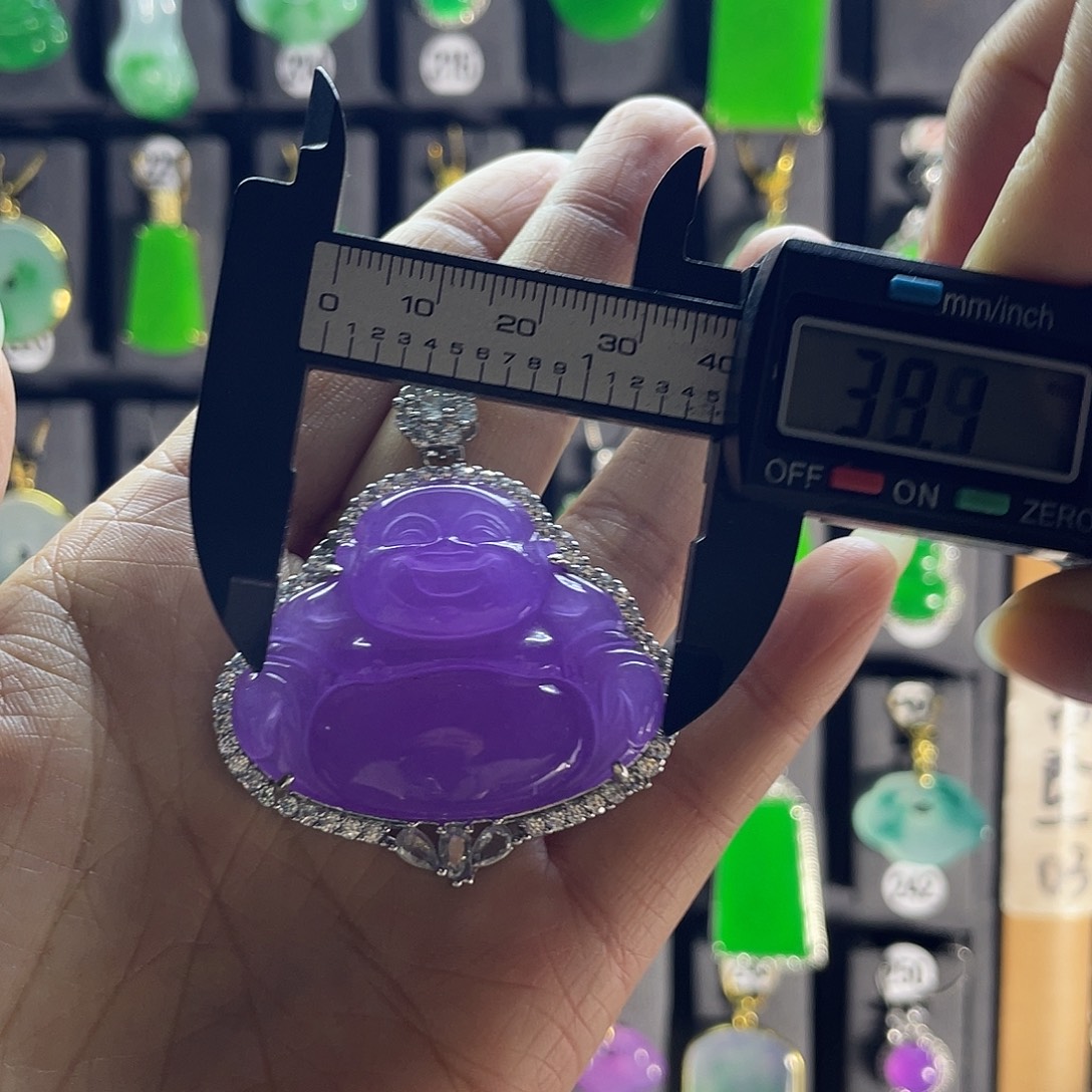 翡翠银S925镀金镶嵌耳饰03