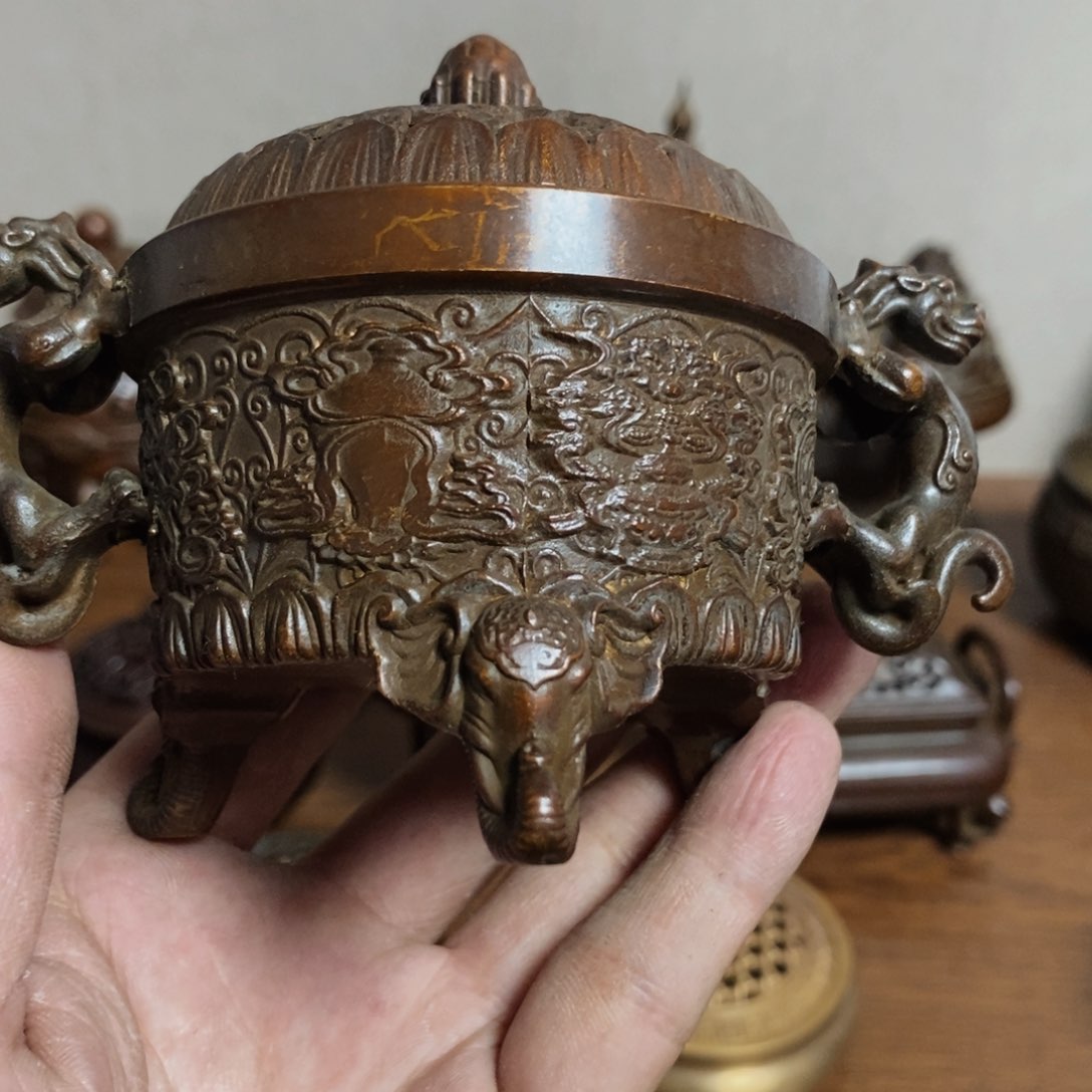 铜盛世铜炉铜器香炉工艺品