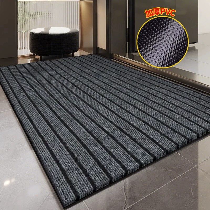 PVC入户门地垫进门家用玄关吸水防滑耐脏门口脚垫子商用地毯