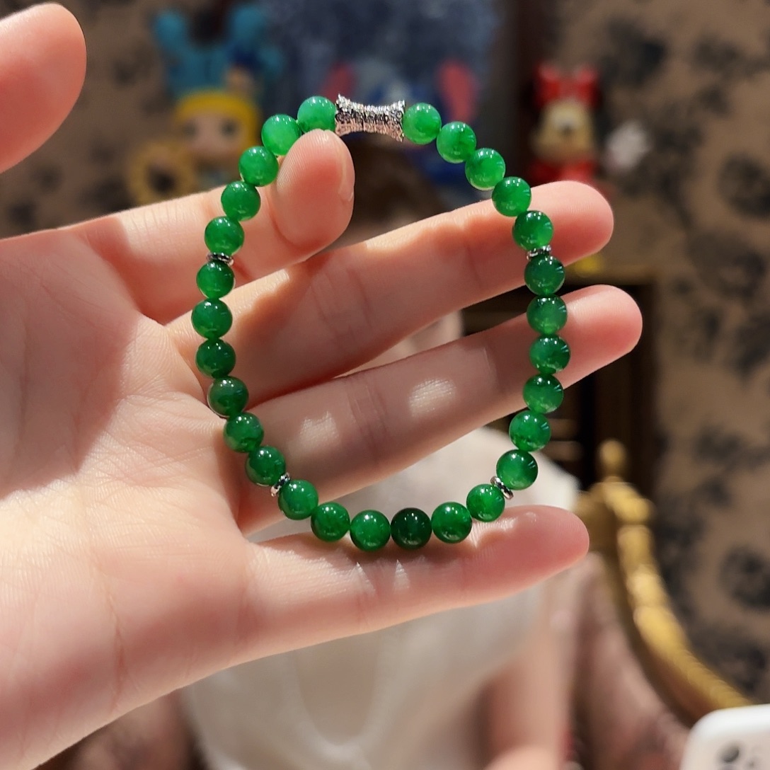 未镶嵌手链翡翠手串