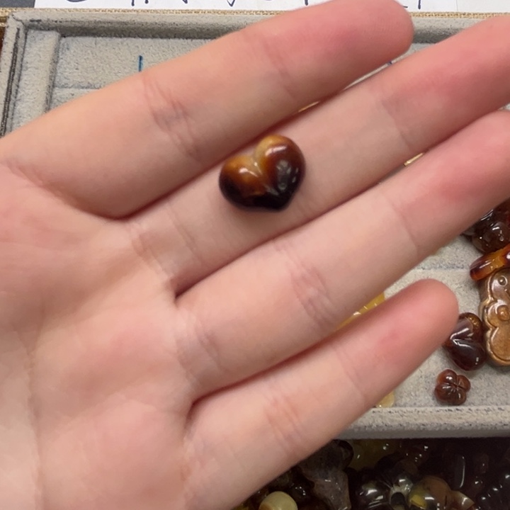 裸石琥珀未镶嵌锦*?天然蜜蜡配件