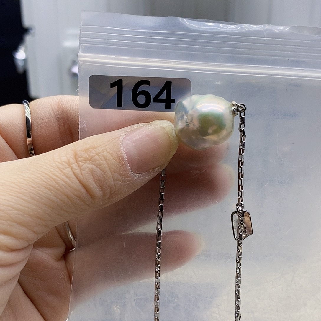 颈饰合金淡水珍珠
