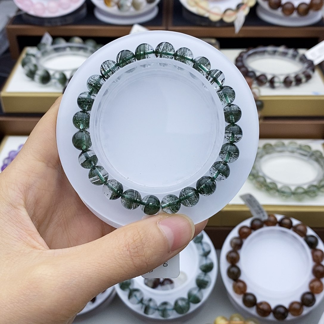 水晶手串未镶嵌伍*.绿幽灵