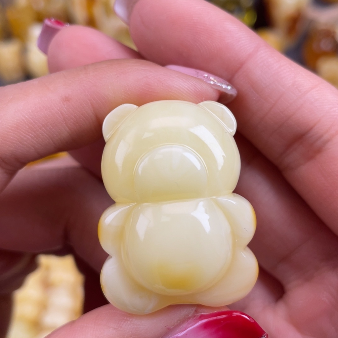 琥珀裸石未镶嵌蜜蜡