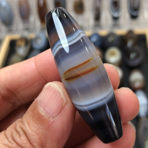 玛瑙/玉髓未镶嵌吊坠(不含链)