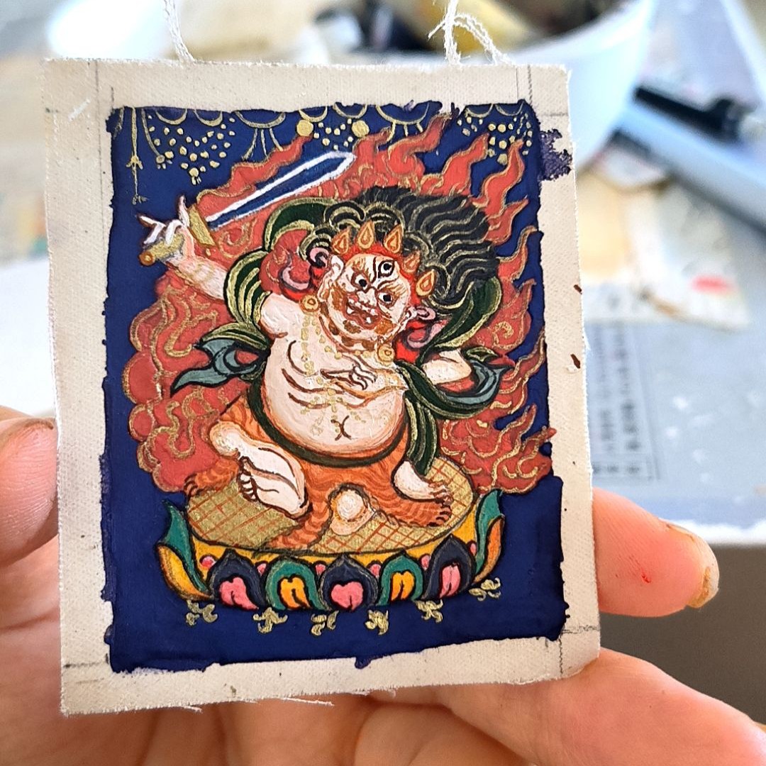 本命佛文创款结缘卡芯唐卡卡片