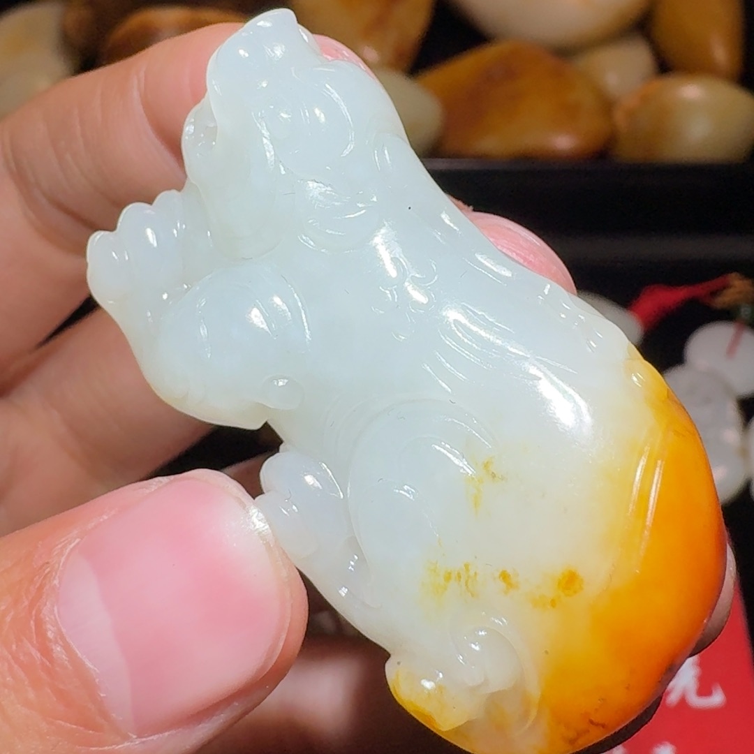 和田玉颈饰未镶嵌