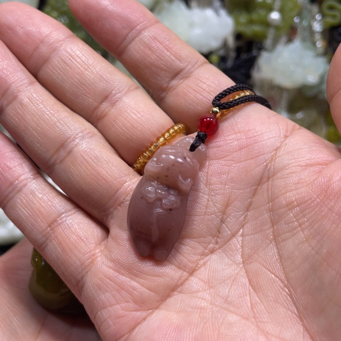 【闪购商品】岫玉颈饰未镶嵌69吊坠