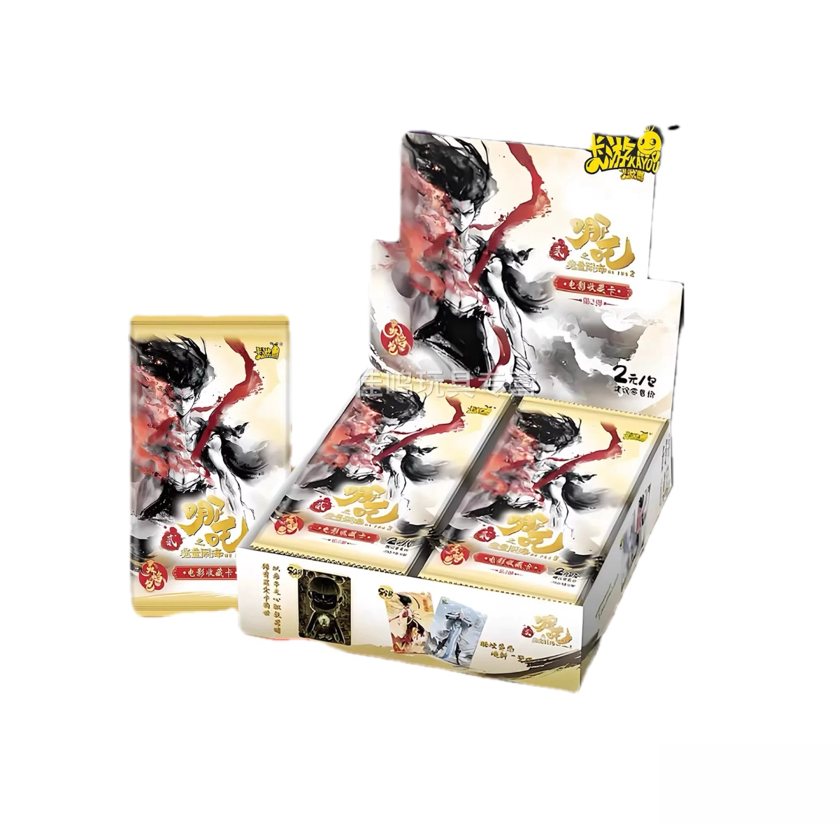 卡游【见面礼】哪吒之魔童闹海电影收藏卡灵焰包第2弹-代拆