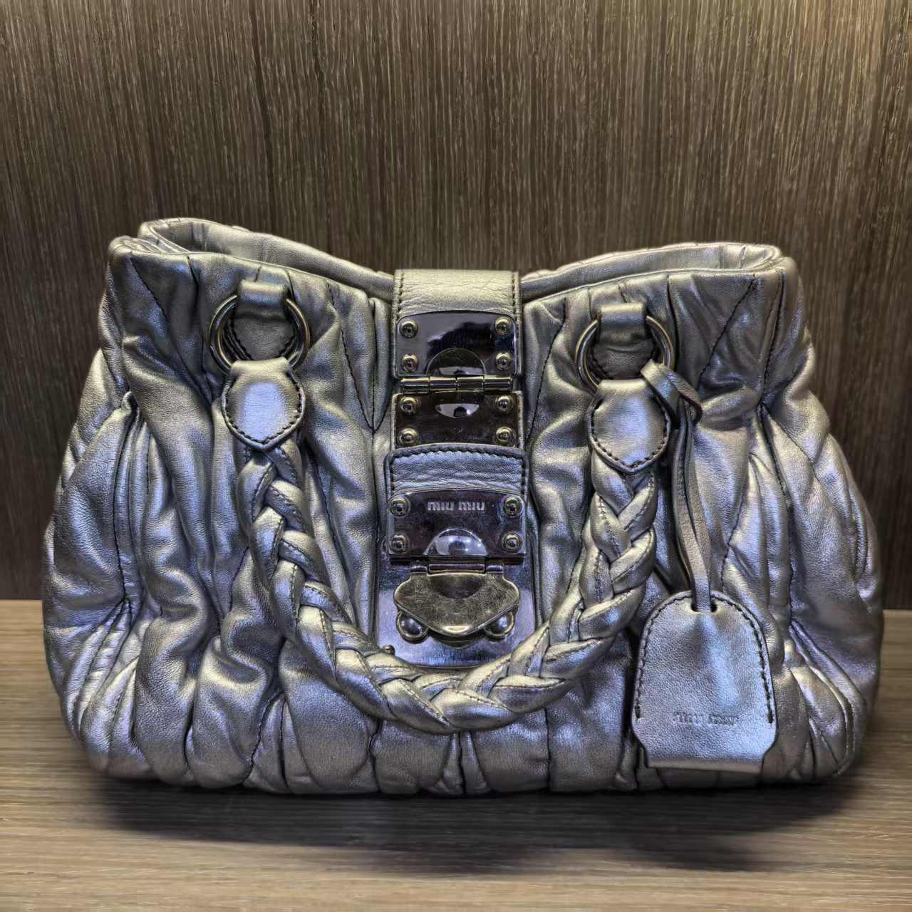 95新 MIU MIU/缪缪 乱乱子中古/女士/手提包/93645