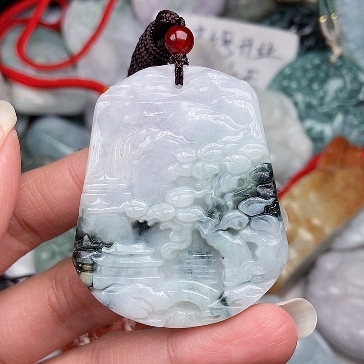 颈饰未镶嵌翡翠翡翠