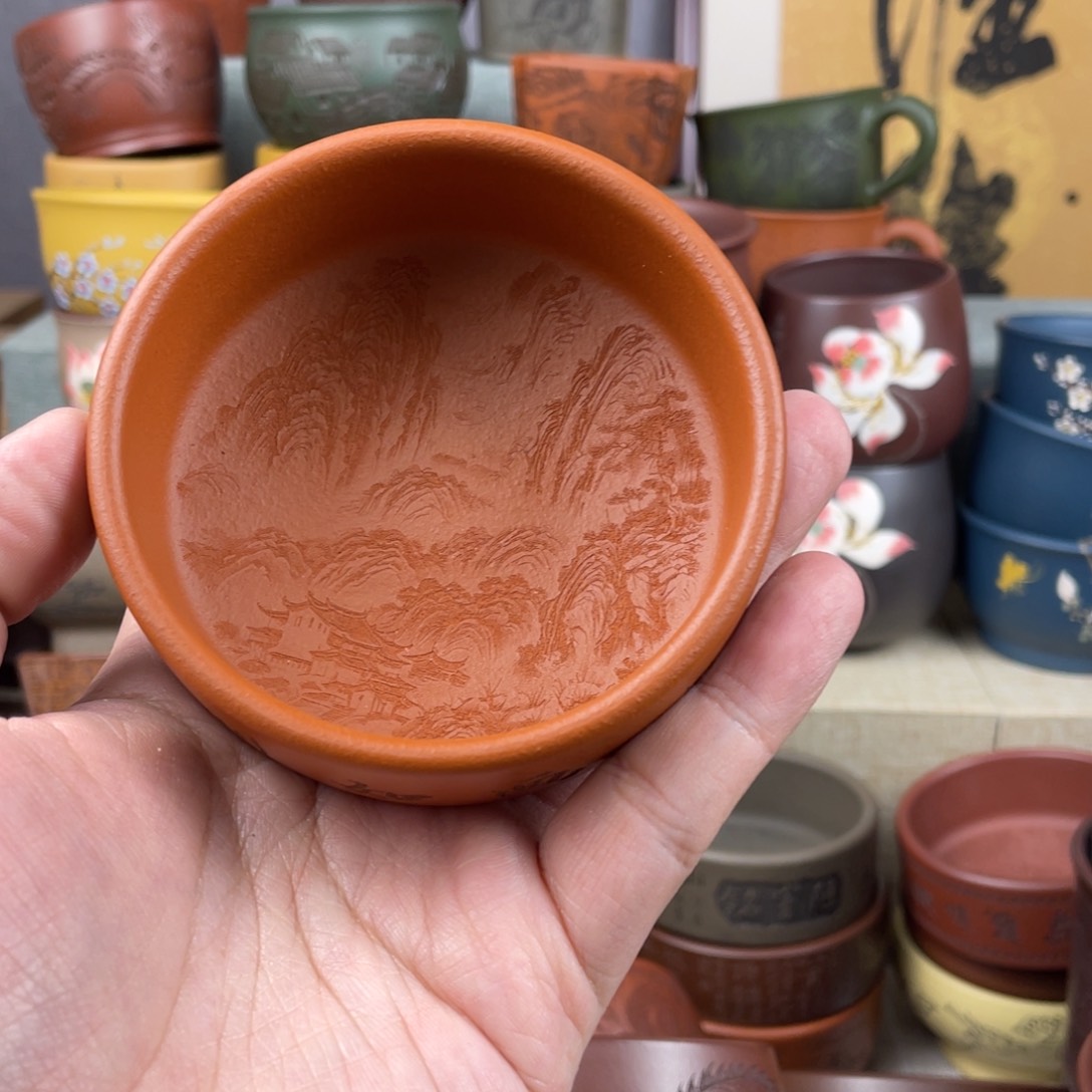 紫砂茶杯紫砂茶杯