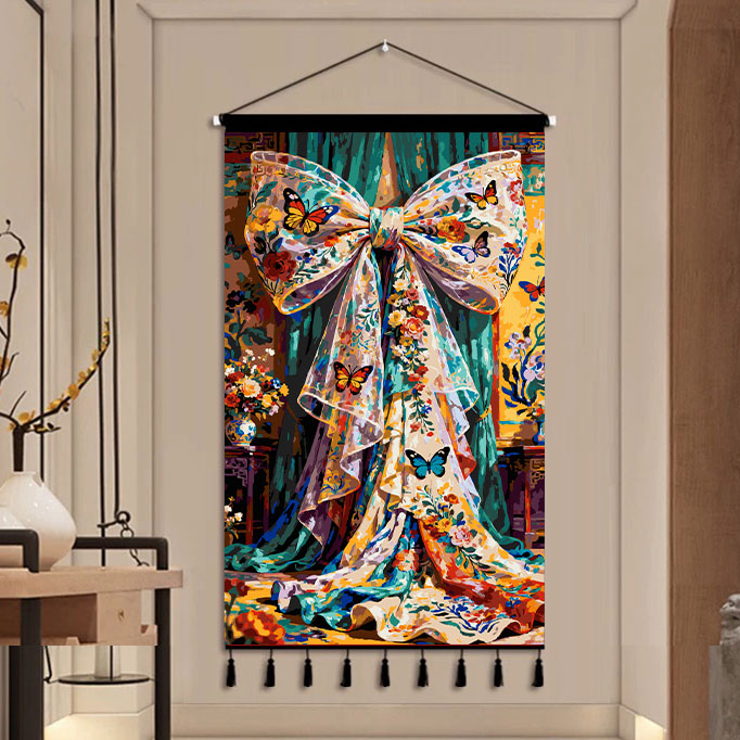 【今日上新】上新2款磁吸挂轴数字油画diy填色丙烯画手绘填色