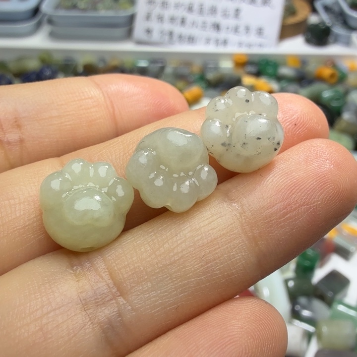 空***未镶嵌和田玉珠宝半成品