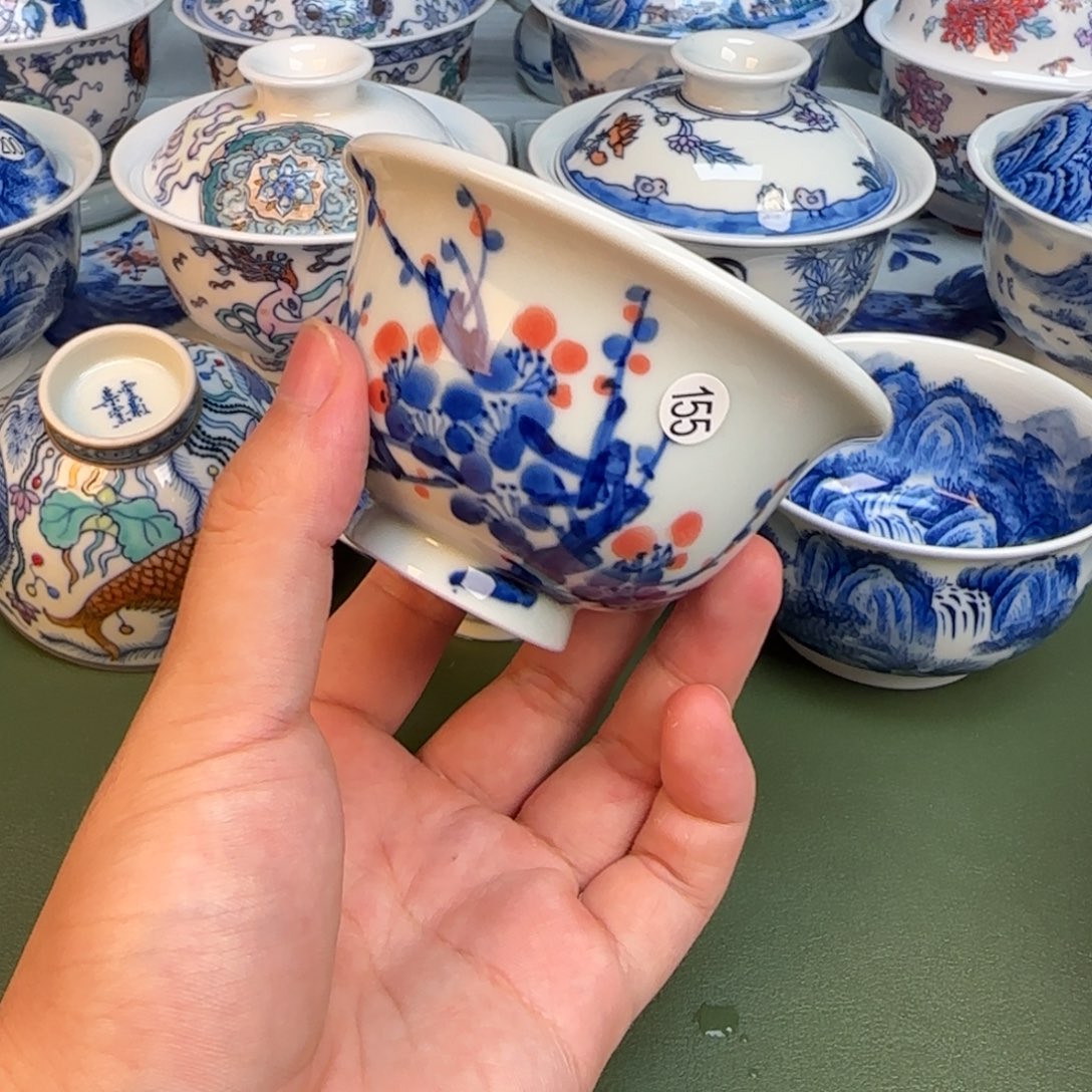 彦祖纯手工手绘茶具155