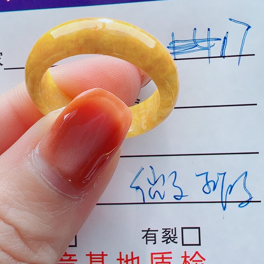 翡翠未镶嵌戒指戒圈