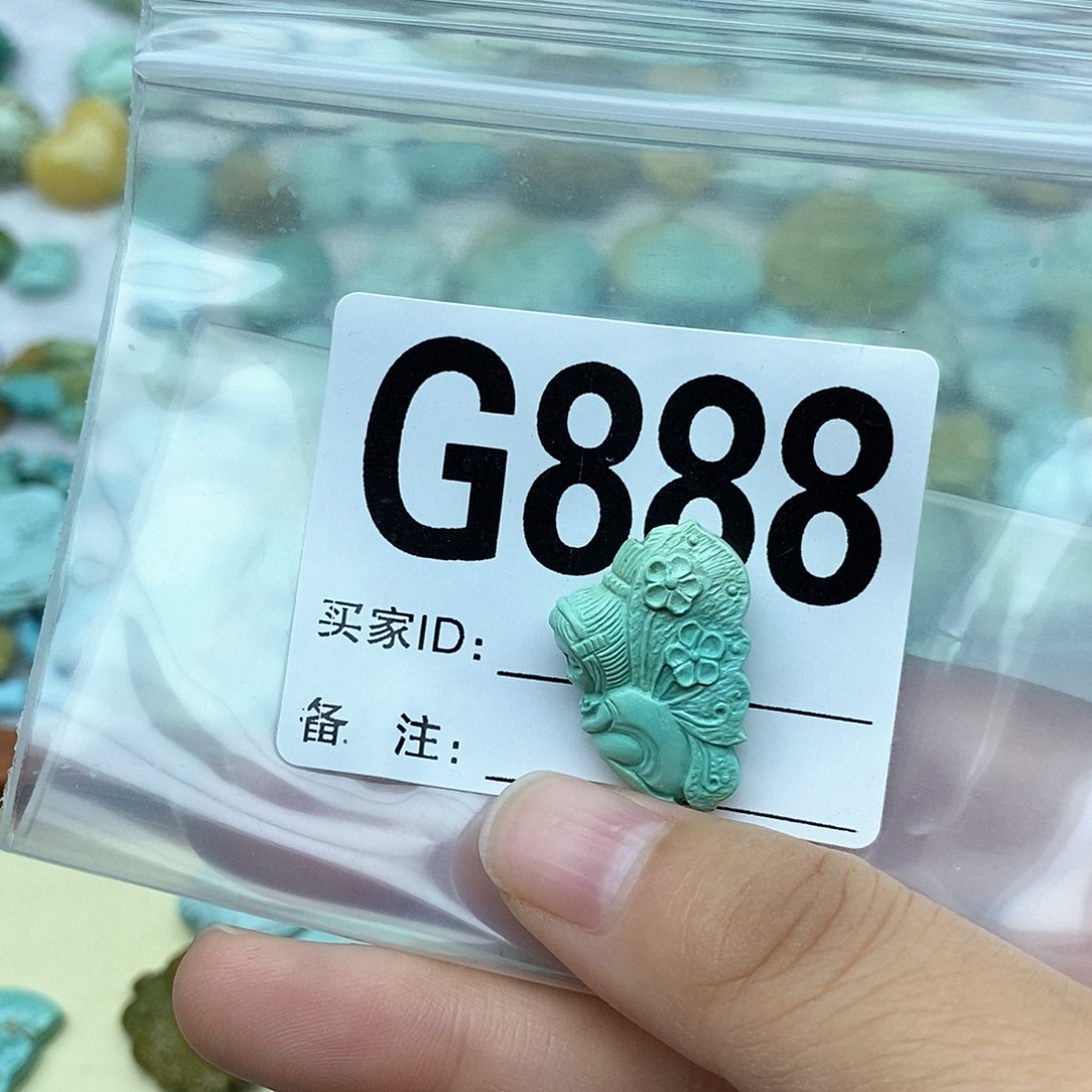 绿松石配饰未镶嵌j****2