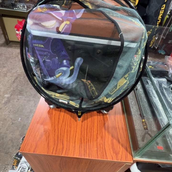 蜗**生黑坑上岸碳合金40警长抄网头一个