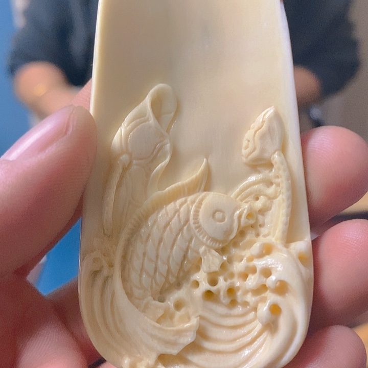 天然猛犸牙雕刻残次品