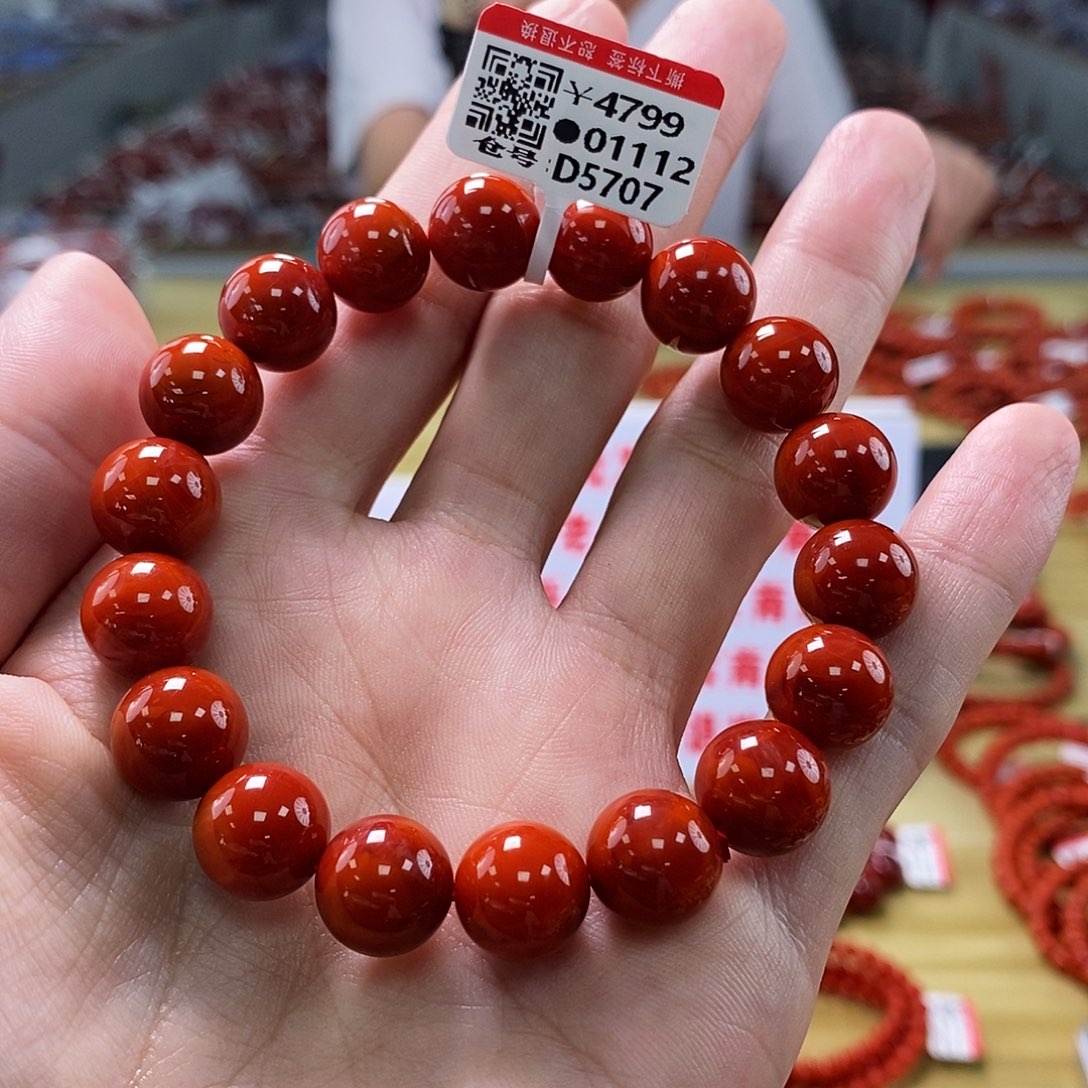 南红玛瑙瓦西  11+mm   多样性发一未镶嵌