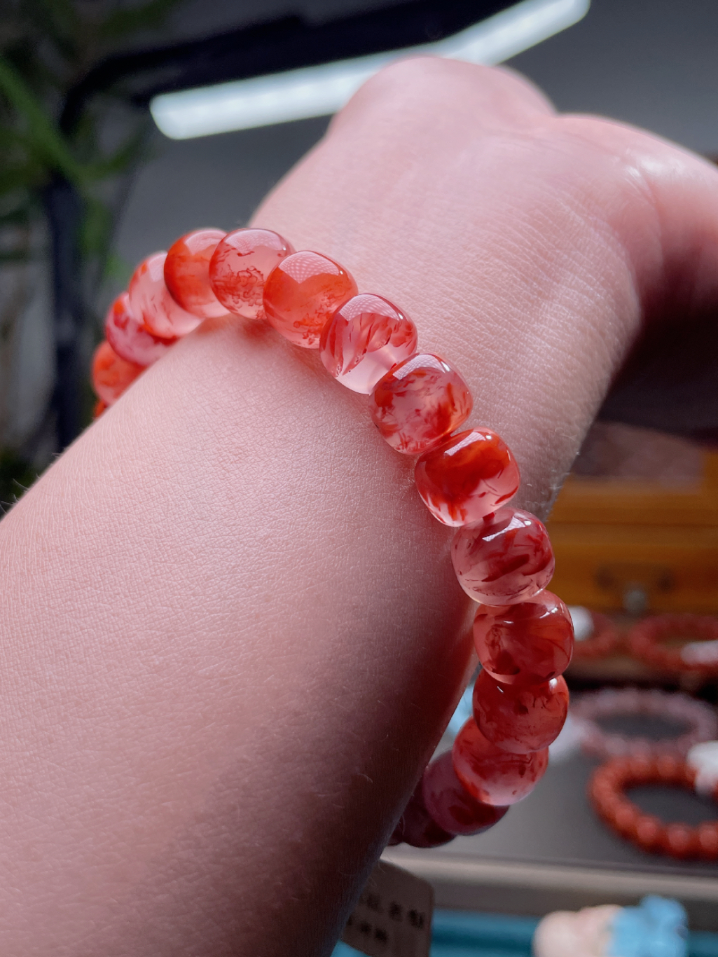 精品紫底飘花老型 9+mm 1544