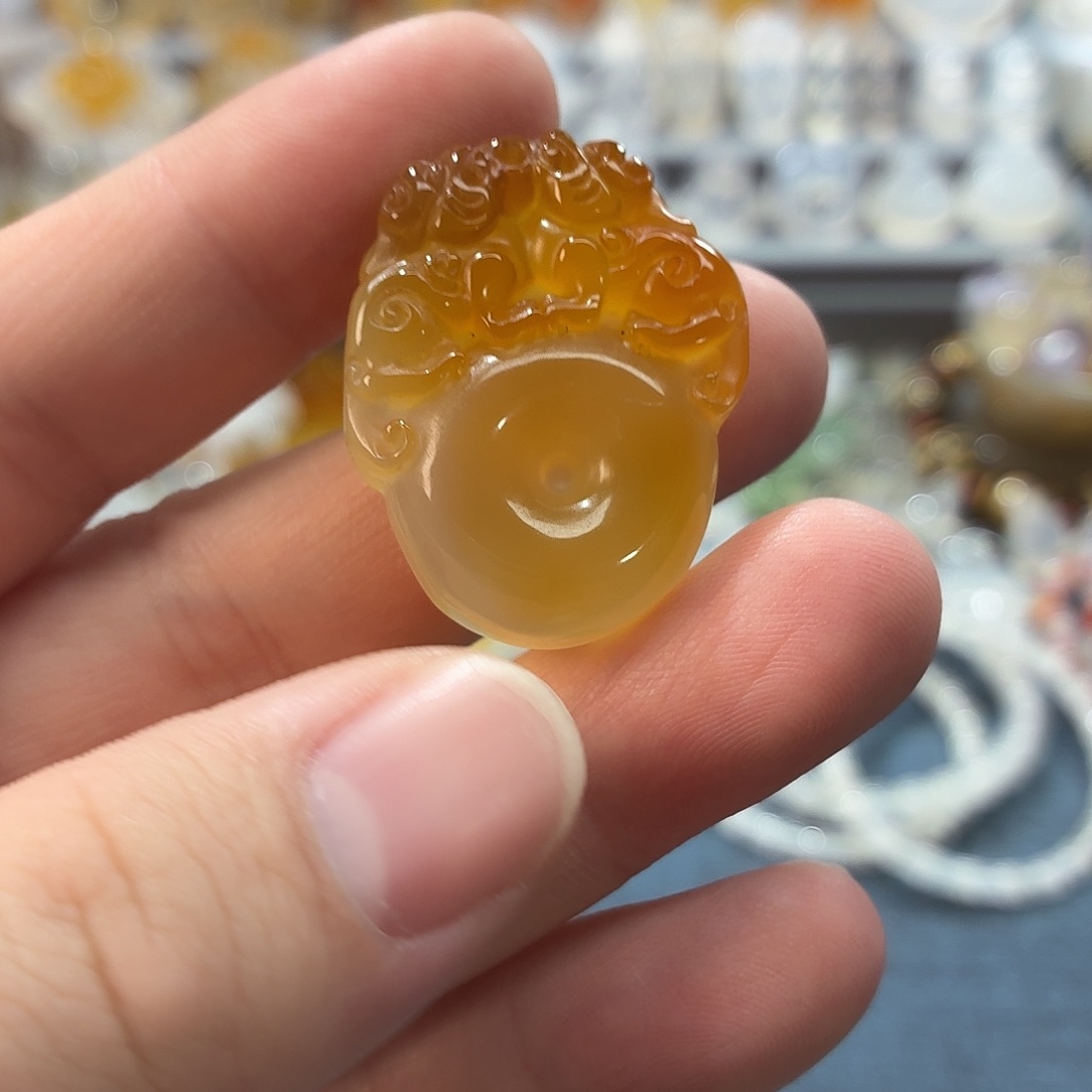 玛瑙/玉髓未镶嵌吊坠(不含链)