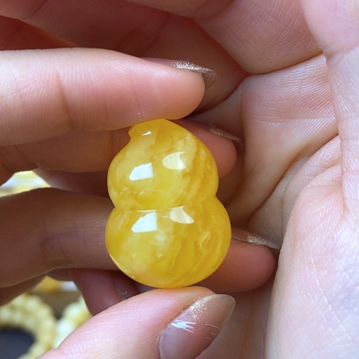 琥珀未镶嵌手链天然无优化琥珀蜜蜡