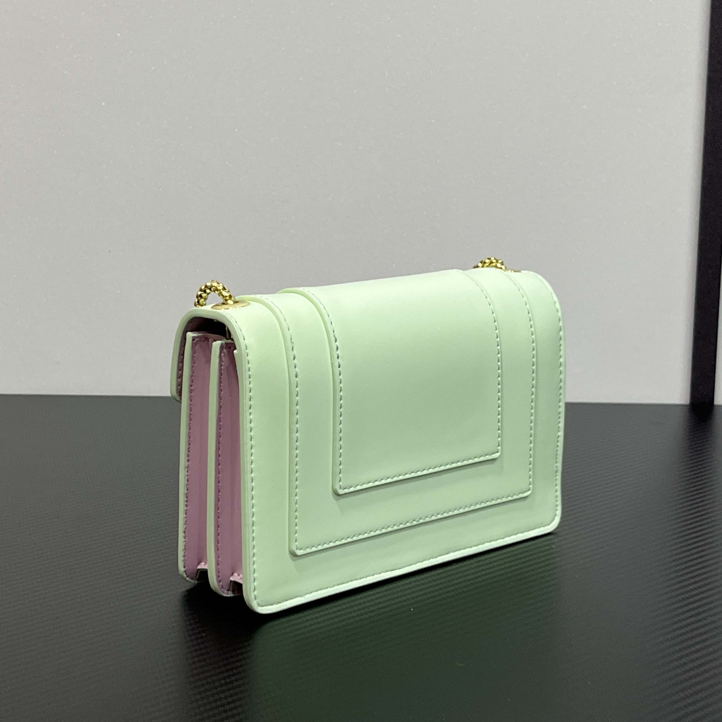 手工真皮包-F8053-单肩-宝-绿