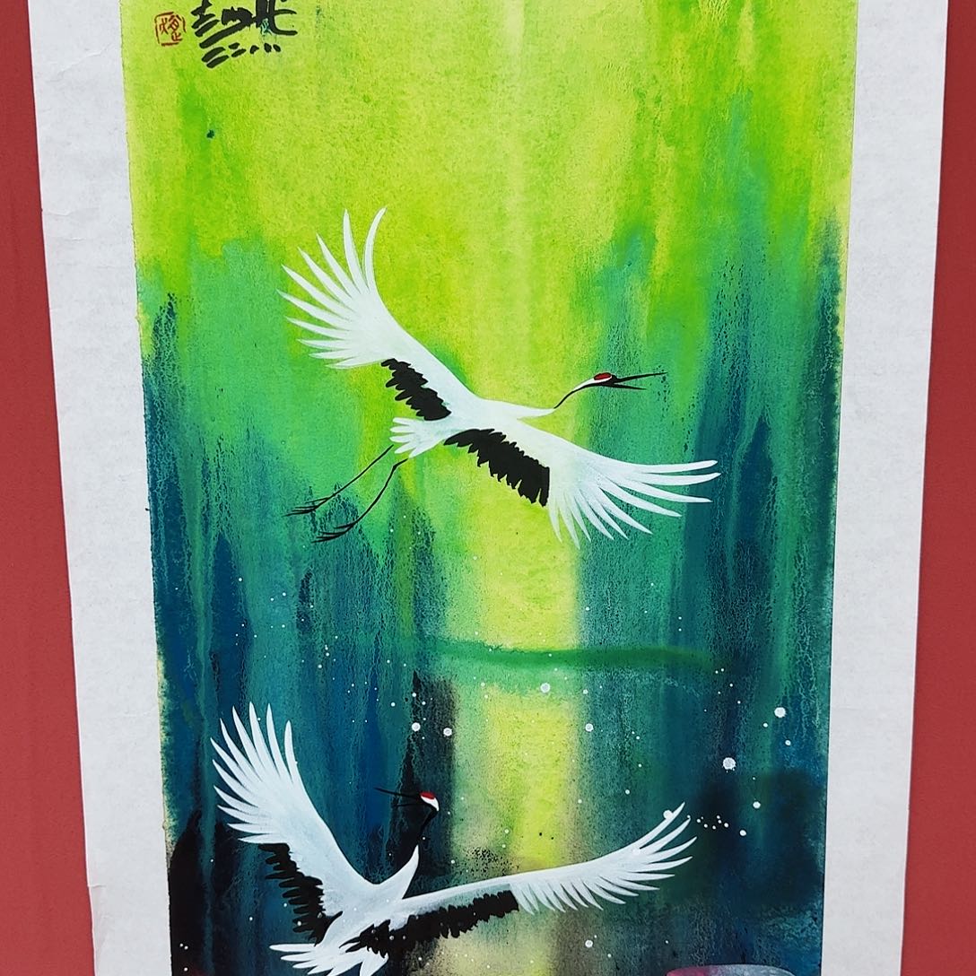 国画艺术家的作品