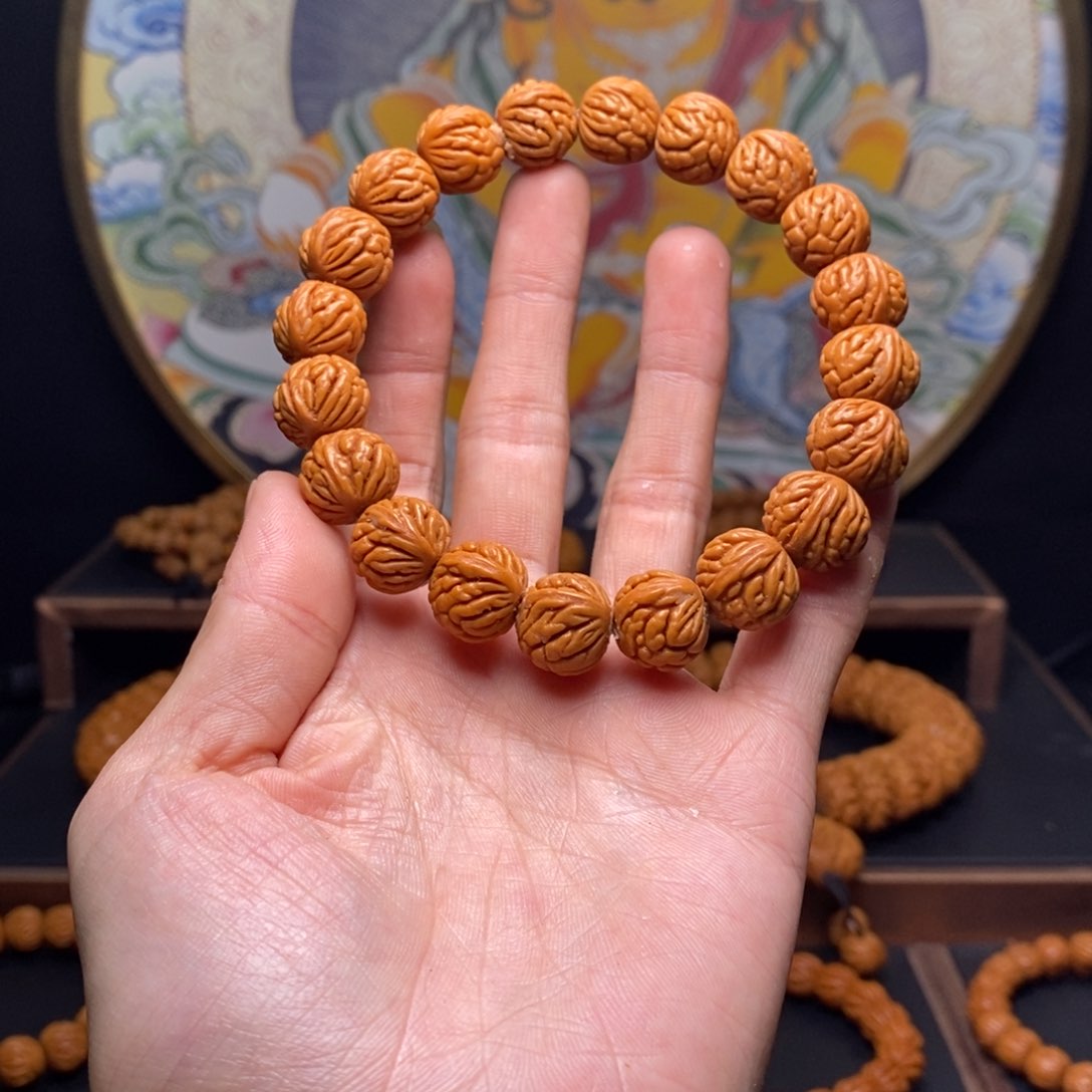 手串桃核龙纹桃核火焰纹