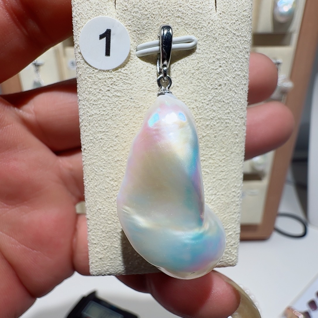 可***碧颈饰未镶嵌淡水珍珠