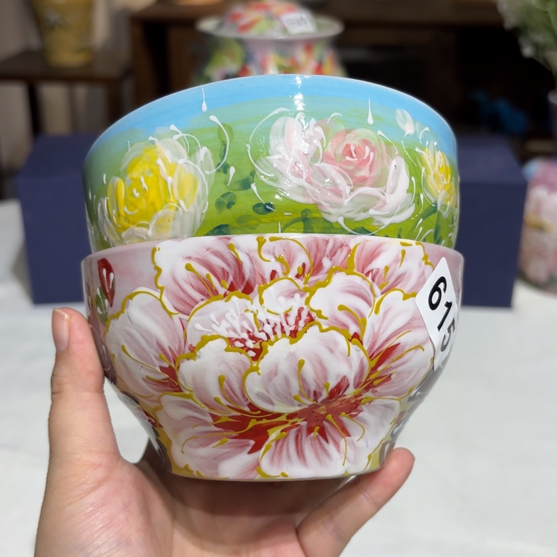 福**姐景德镇手绘高温釉下彩陶瓷茶具