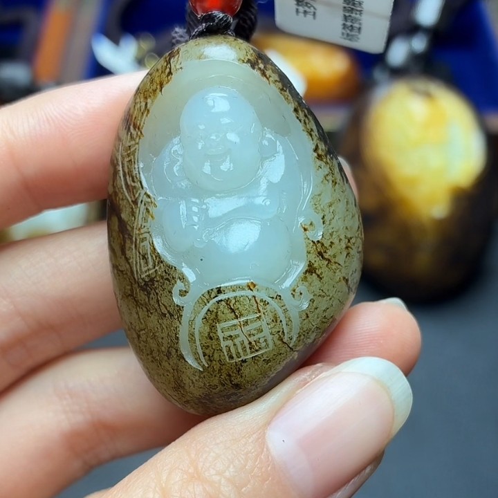 和田玉玉石挂件N0103拍一发一