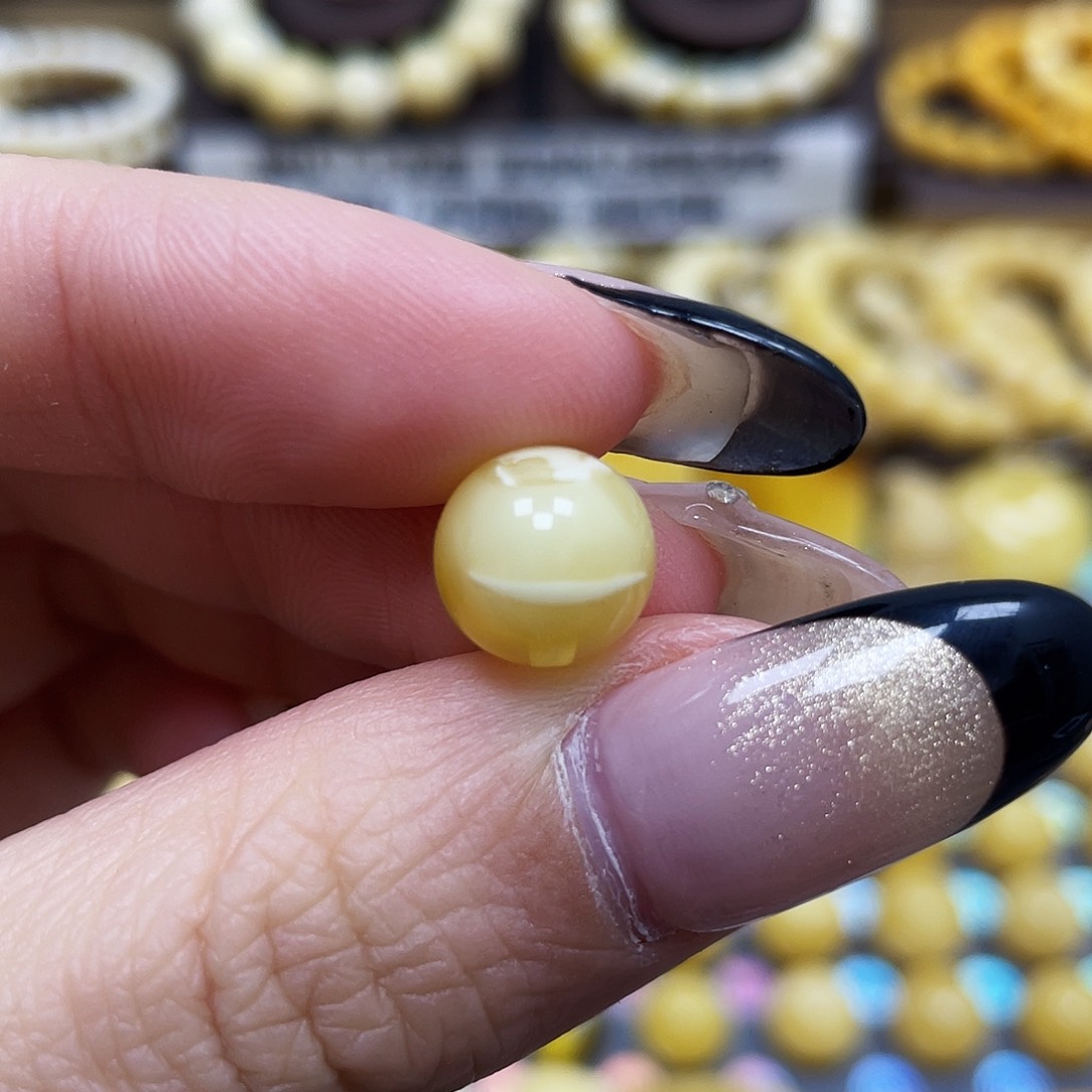 琥珀珠宝奇石未镶嵌10mm福利款