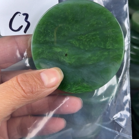 和田玉珠宝半成品未镶嵌枯*