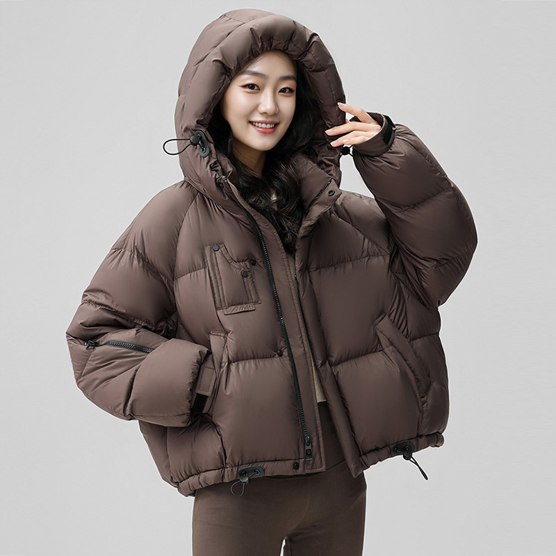 波司登智慧乐园断码联名羽绒服女高级感女装新款短款鸭绒韩版羽绒