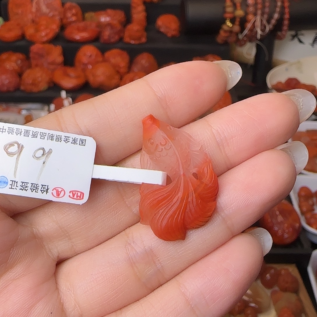 吊坠(不含链)未镶嵌南红玛瑙