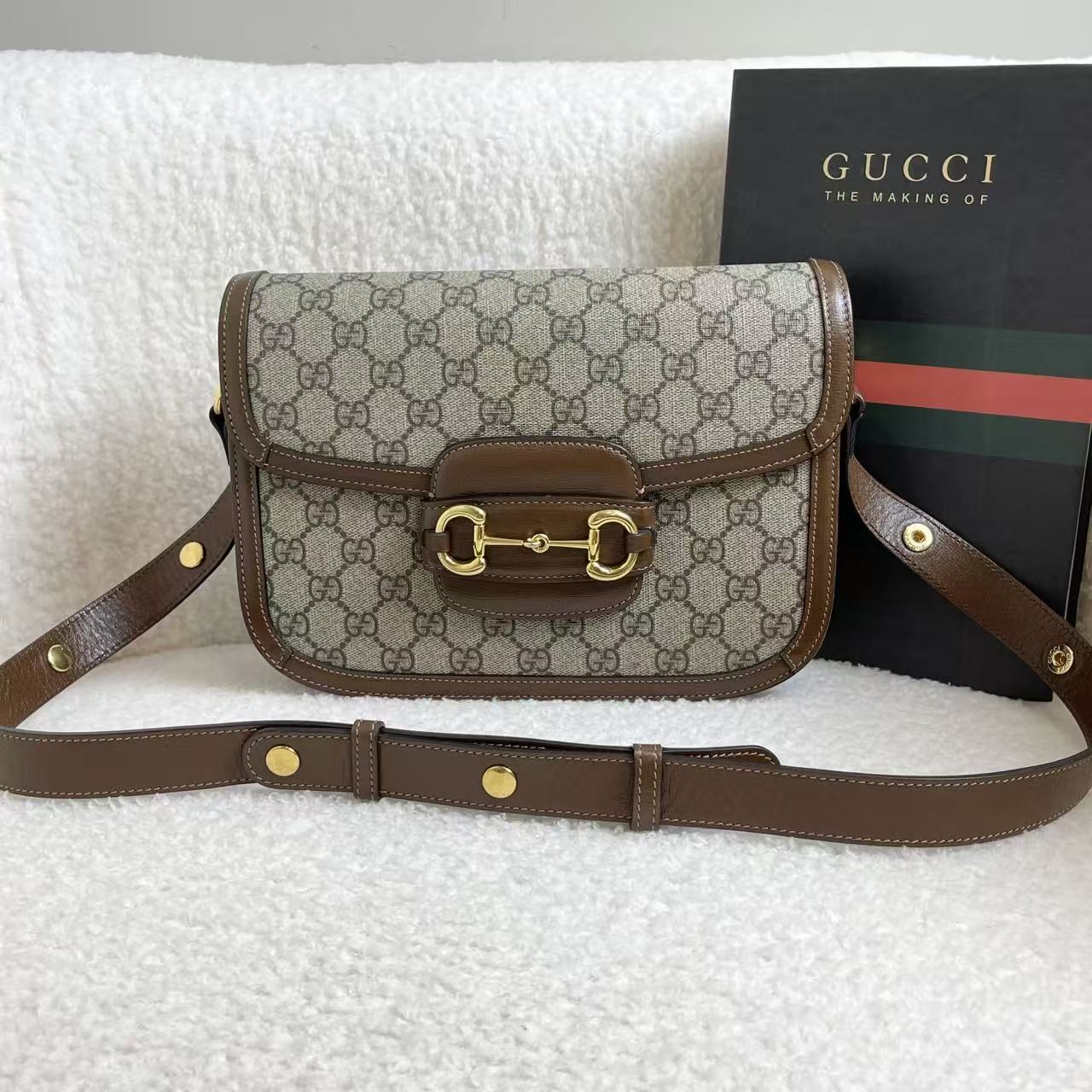99新 GUCCI/古驰 老花1955中号 /55372075/代卖服务/12期