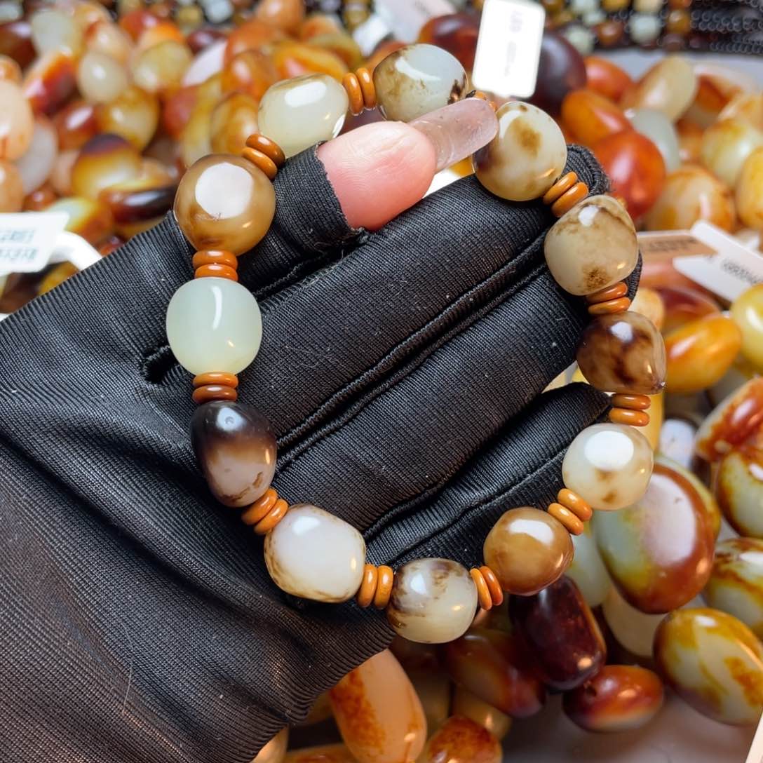 和田玉手链未镶嵌