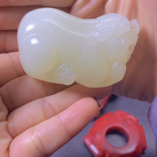 和田玉（糖玉）挂件未镶嵌