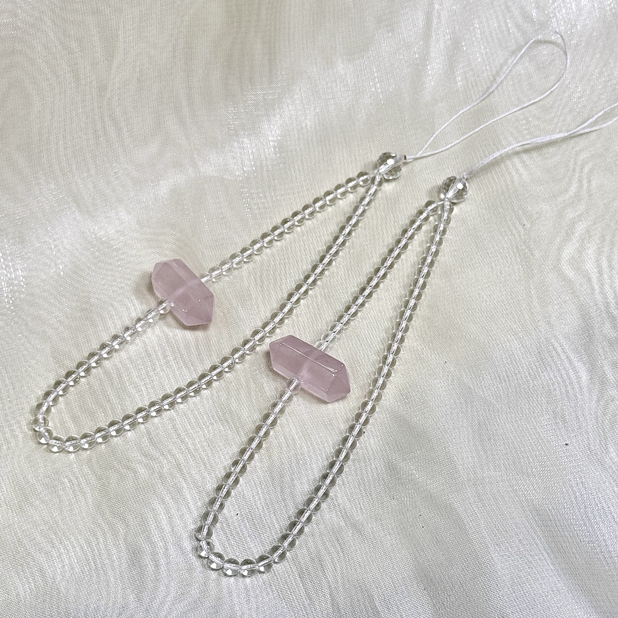 【DL】水晶DIY手机挂-约4mm（多样性发其一）