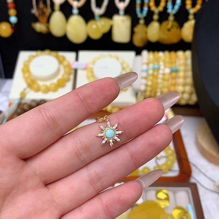 手链蜜蜡未镶嵌楠*配件