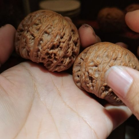 猴头核桃吊坠46泥鳅背