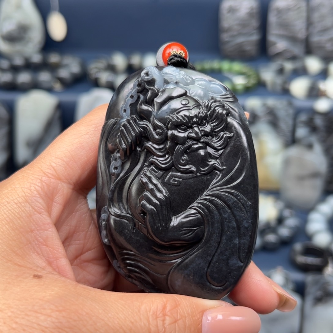 和田玉把件未镶嵌两**京