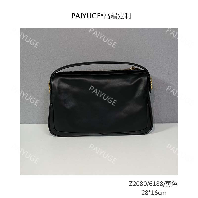 Z2080/6188/黑色paiyuge高端订制时尚百搭女士手提单肩斜挎包1519