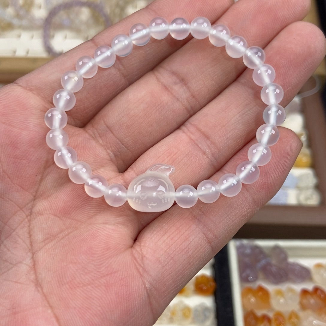 玛瑙/玉髓未镶嵌手链M28