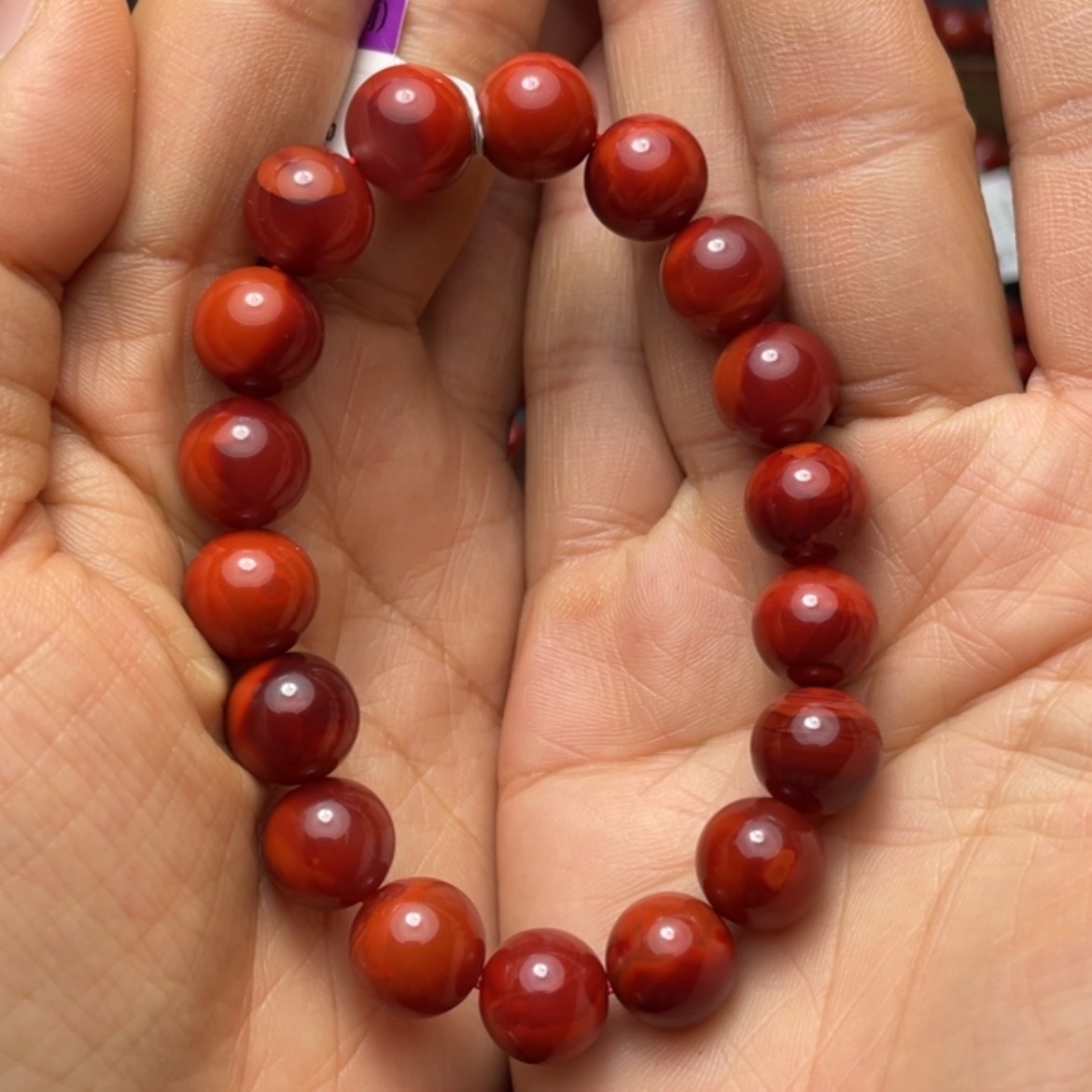 【闪购商品】南红玛瑙手串11未镶嵌羽*
